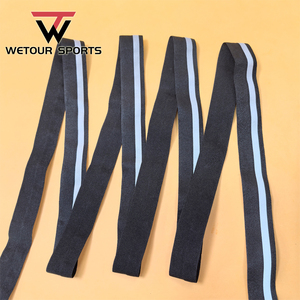 2cm gấp đến 1cm Nylon Spandex đàn hồi Webbing ban nhạc tráng với băng phản chiếu cho chạy xe đạp sportswears - Product Image 2