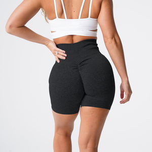 Vêtements de fitness pour femmes Nude Feel Soft Tummy Control Gym Fitness Yoga Biker Shorts taille haute - Product Image 4