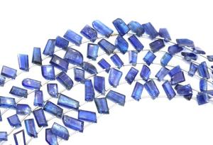 Cuentas de Gemas Naturales de Cianita Azul Facetada de Forma Elegante, Alta Calidad, 7 Pulgadas, Varios Tamaños, Cuentas para Hacer Joyas - Product Image 5