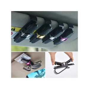 <b>Car</b> Sunglasses Holder Card <b>Clip</b>-Rotating Visor Organizer - Product Image 2
