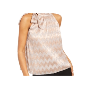 INC International Concepts Top in maglia da donna con collo annodato, colore rosa, taglia 2XL, Shine Halter Top - Product Image 5