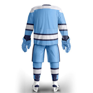 Uniforme de hockey sobre hielo 100% poliéster ropa deportiva equipo Jersey uniforme de hockey sobre hielo de alta calidad - Product Image 3