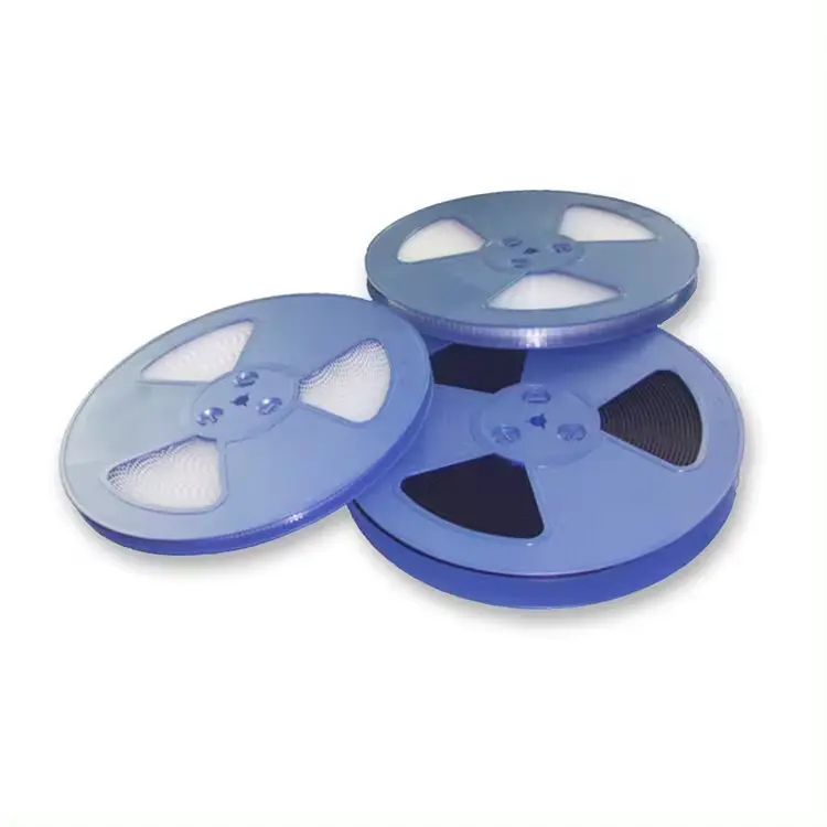 Carrier tape plastic wrap for electronic component packaging