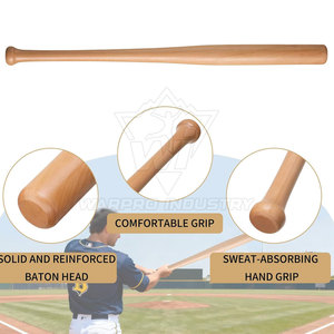 Batte de baseball en bois légère et professionnelle - Robuste, durable, personnalisable en couleur/logo/design, structure monobloc WARPRO INDUSTRY - Product Image 6