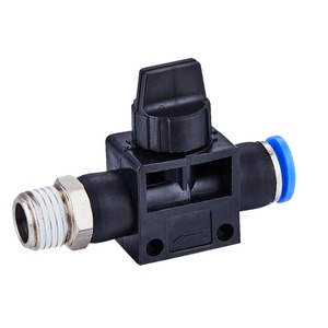 บอลวาล์วท่อลมพลาสติกขนาดเล็กสีน้ำเงินทำงานขนาดเล็กขนาดกลาง - Product Image 5