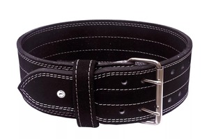 Personalizado 13mm Powerlifting Color negro cuero genuino Strongman 4 pulgadas de ancho Deadlifting Powerlifting Gym Heavy Support Belt - Product Image 3