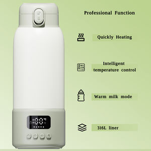 Calentador de Biberones Rápido, Portátil, Inalámbrico, Recargable, para Leche Materna, para Bebés en Movimiento, Hervidor Portátil de 100 Grados para Automóvil - Product Image 6