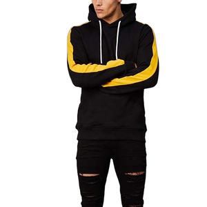 Heap-Sudadera con capucha a rayas para hombre, ropa informal de invierno superventas, talla grande - Product Image 1