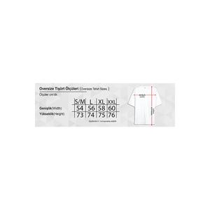 T-shirt semplice Oversize dettagliata stampa Unisex - Product Image 2