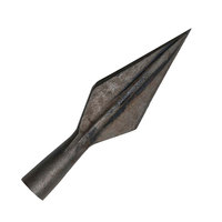 Özel yapılmış ortaçağ karbon çelik ok uçları el yapımı Broadheads avcılık için fiyat