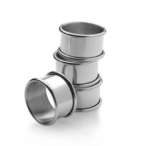 Rond de serviette en acier inoxydable de haute qualité rond taille personnalisée rond de serviette en acier inoxydable et fabrication en Inde - Product Image 1