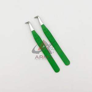 แหนบต่อขนตา90องศาปรับแต่งได้ทำจากสเตนเลสปลายแหลมทำจากเส้นใยทนทานล่าสุด - Product Image 6