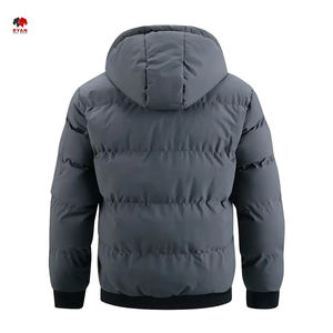 Chaqueta Acolchada con Capucha Desmontable para Invierno, Chaqueta Acolchada con Capucha Cálida, Chaqueta Acolchada con Capucha Cortavientos, Chaqueta Acolchada con Capucha Aislada para Invierno - Product Image 2