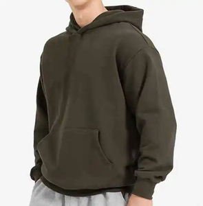 เสื้อฮู้ดดี้ผ้าฟลีซคอตตอน 100% หนัก 500 กรัม ทรงโอเวอร์ไซส์ ไหล่ตก คุณภาพสูง ราคาขายส่ง MOQ ต่ำ - Product Image 3