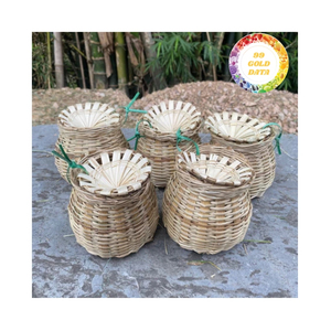PANIER DE PIÈGE DE CRABE EN BAMBOU NATUREL PANIER DE STOCKAGE DE POISSON EN BAMBOU DU VIETNAM PANIER EN BAMBOU POUR LA DÉCORATION TRADITIONNELLE - Product Image 3