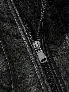 Chaqueta de motocicleta con Personalización completa de cuero, estilo Streetwear, chaqueta sólida para hombres, chaquetas para hombres, muestra gratis - Product Image 3