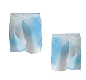 Pantalones cortos de verano para hombre lavados Pantalones cortos atléticos para correr de algodón de malla para hombre Pantalones cortos de lavado ácido - Product Image 3