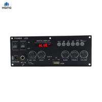 Amplificateur audio compact mini 5.0, amplificateur de puissance stéréo 26W avec entrée USB AUX TWS pour système de haut-parleurs