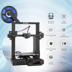 Imprimante 3D FDM à double extrudeur ELEGOO Neptune 2, imprimante industrielle automatique d'étiquettes/cartes 3D pour PLA, pour usage en laboratoire, état d'occasion - Product Image 3