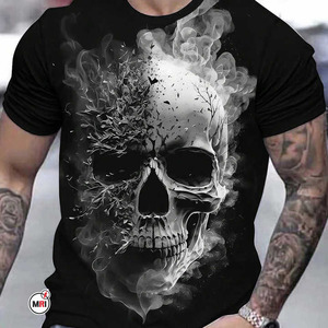 Bulk Used Men's Heavyweight Oversized Streetwear Custom Graphic Tees Vintage T-<b>shirts</b> 100% Cotton Eco-Friendly Breathable - Product Image 1