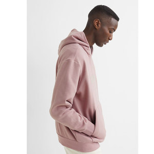 Sudadera con Capucha Oversize de Algodón 100% Pesado para Hombre, con Hombros Caídos, Lisa, Personalizable con Logotipo, Venta al por Mayor - Product Image 3