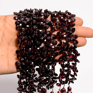 Cuentas de granate rodolita, cuentas facetadas ovaladas granate rodolita, cuentas de piedras preciosas granate, cuentas de granate rodolita para la fabricación de joyas, - Product Image 5