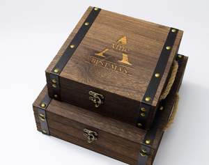 Caja de Regalo de Madera Grabada a Mano |   Acabado de Buena Calidad |   Venta al por Mayor al Mejor Precio - Product Image 1