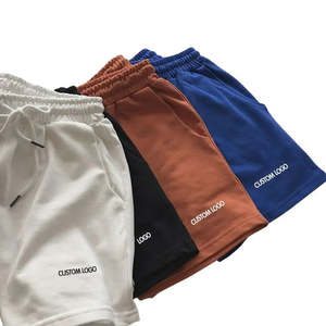 Haute qualité décontracté femme survêtement polaire français éponge coton sweat Shorts femmes ensemble en gros blanc Logo personnalisé sweat Shorts - Product Image 3