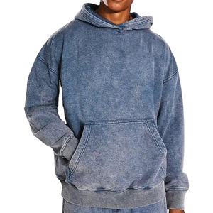 Sweat-shirts à capuche pour hommes, lavage à l'acide, personnalisés, de haute qualité, avec couleurs, tailles et logo personnalisés, best-sellers, OEM, 2026 - Product Image 2