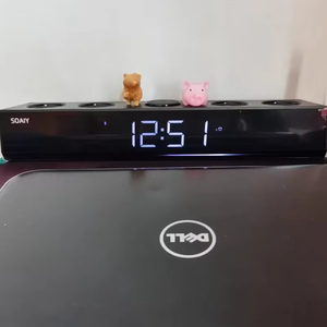 Soaiy 18W พลังงานสูงแบบไร้สาย RGB สำหรับลำโพงคอมพิวเตอร์บลูทูธนาฬิกาปลุกการแสดงผลที่มีคุณภาพสูงในบ้านเบสหนักขนาดเล็ก - Product Image 5