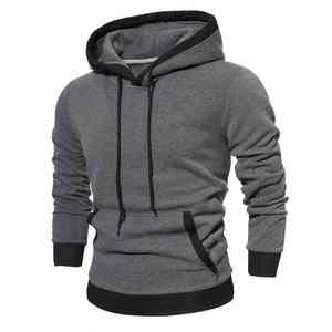 Sudadera con Capucha de Forro Polar Casual de Invierno para Hombre, Transpirable, Estilo Urbano, con Logotipo Personalizado Serigrafiado - Diseño Moderno y Único - Product Image 1