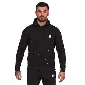 Pull d'hiver streetwear en gros, impression de logo personnalisée, tissu polaire, impression DTF, coloré, 100% coton, écologique, rapide - Product Image 2