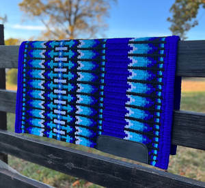 Couverture de selle Western Show Horse Design néo-zélandais Couverture de selle en laine faite à la main Top Tapis de selle en laine Taille - Product Image 6