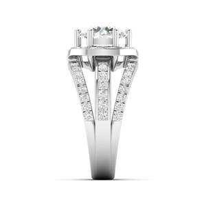 Bague solitaire en diamant taille ronde Elysian 2,00 carats, couleur F, clarté VS, diamant cultivé en laboratoire, en or 14 carats, pour occasions spéciales et soirées. - Product Image 6