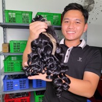Nouveau Style Cheveux Naturels Vietnamiens Bouclés Ondulés Bouffants Ocean Curly Weave Vierge Fumi Hair et Texture Closure HD
