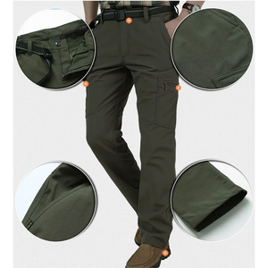 Wholesale <strong>Men's</strong> Waterproof Tactical Cargo <strong>Pants</strong> Winter Fleece-<strong>lined</strong> <strong>Thermal</strong> Trousers Winter Trail <strong>Pants</strong>