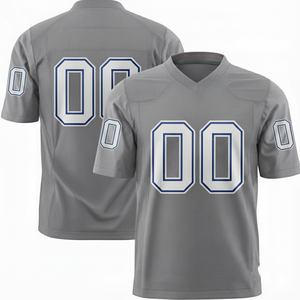 Maillot de football américain de haute qualité à manches courtes, taille plus - Product Image 1