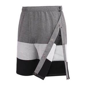 Shorts pour hommes Shorts post-chirurgie Vêtements adaptés de haute qualité Side Snap Clouser Rehab Clothing Shorts - Product Image 4