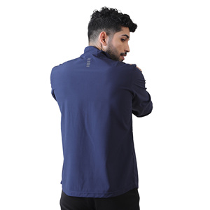Blue Velocity Sudadera para hombre Sudadera con cremallera Chaquetas acolchadas de secado rápido Chaquetas y sudaderas con capucha personalizadas de calidad superior - Product Image 4