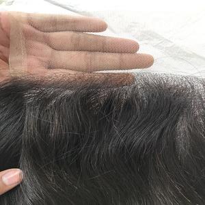 Cuticules malaisiennes alignées, cheveux humains lisses, vierges, Remy, 18 pouces, 6x6 HD, fermeture en dentelle, vente en gros, fournisseur d'extension de cheveux humains péruviens - Product Image 6