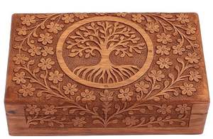 Caja de Joyería de Madera Hecha a Mano, Acabado Liso, Diseño Personalizable, Almacenamiento Multiusos, Diseñada para un Elegante Tocador - Product Image 6