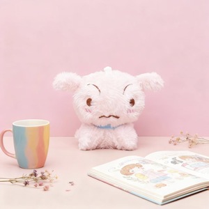 Aika Sad Puppy Plush Bag Charm Pouting Dog Keychain Ugly Cute Boutique Purse Pendant - Product Image 2