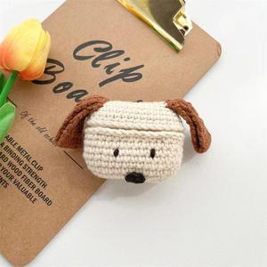 Coque de protection intégrale en coton avec motif de chien de dessin animé à longues oreilles pour écouteurs Apple AirPods Pro 3, collection Automne Hiver - Product Image 4
