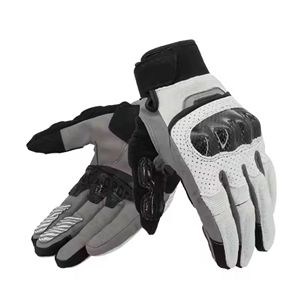 Fabricantes directos de fábrica Diseño personalizado y logotipo Cuero puro Guantes de moto de calidad profesional totalmente personalizables - Product Image 2