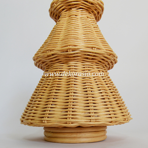 Artesanía decorativa de árbol de Navidad de ratán artesanal para el hogar decoraciones de Navidad artesanía de regalo - Product Image 6