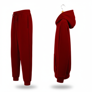 ชุดวอร์มมีฮู้ดราคาถูกสำหรับฤดูหนาว ชุดกีฬาแบบ unisex สำหรับฝึกซ้อม วิ่งออกกำลังกาย ผลิตจากผ้าฝ้าย 100% ขายส่ง - Product Image 5