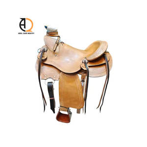 Western <b>Saddle</b> Leather Horse <b>Saddle</b> - Product Image 5