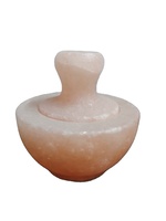 Butiful Salt Crystal Machine Crafted Accurate Size Unique Design Morter n Pestal Available at Wholesale Direct Factory Pakistan