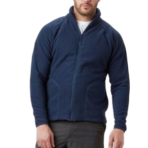 Veste polaire d'hiver pour homme de haute qualité avec fermeture éclair intégrale, style sportif avec col à capuche, coupe-vent et imperméable, polaire uni - Product Image 3