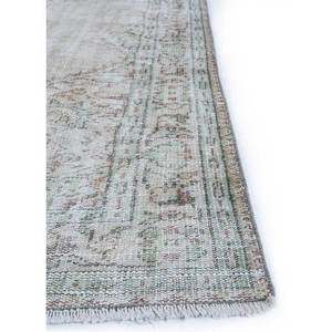 พรมขนสัตว์ถักมือสีเบจและสีน้ำตาล ขนาด 9x12 ฟุต รุ่น Pae-1491 ลายเหรียญตรา สำหรับตกแต่งบ้าน ห้องนั่งเล่น หรือทางเดิน - Product Image 4